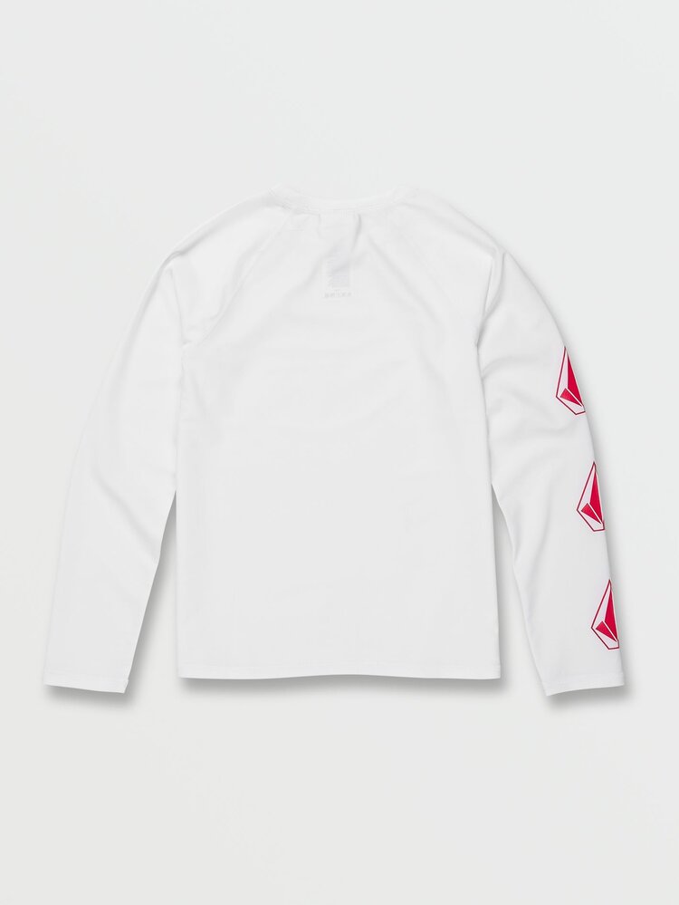 Volcom Simply Core Long Sleeve Upf 50 Rashguard | Candy Apple