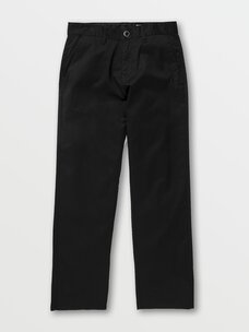 Volcom Volcom Big Boys Frickin Regular Stretch Chino Pants | Black