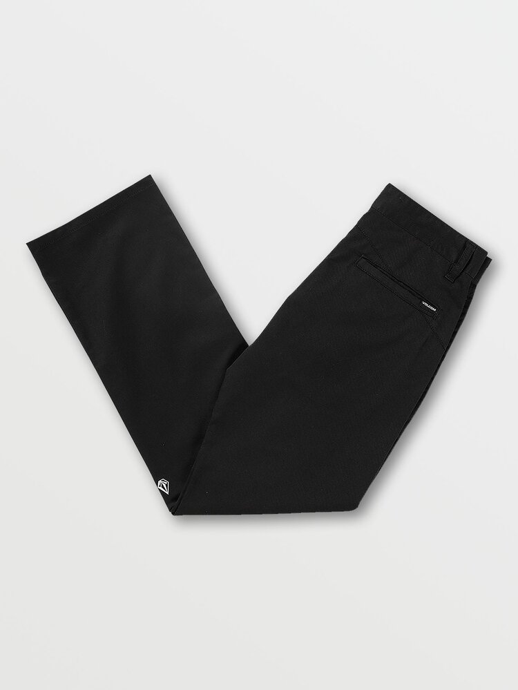Volcom Big Boys Frickin Regular Stretch Chino Pants | Black
