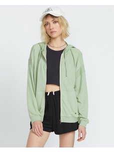 Volcom Volcom Lived in Lounge Frenchie Zip Hoodie | Grass Green