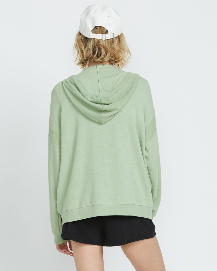 Volcom Volcom Lived in Lounge Frenchie Zip Hoodie | Grass Green
