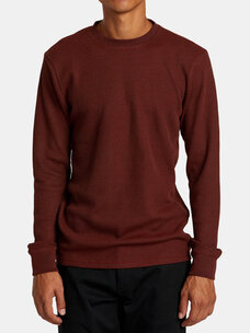 RVCA RVCA Dayshift Thermal Long Sleeve | Red Earth