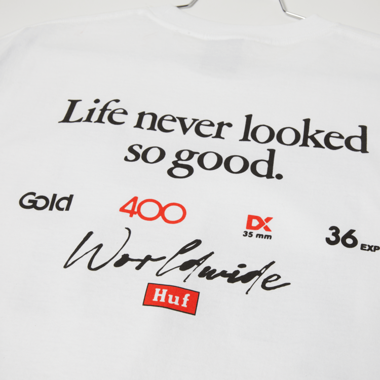 HUF Huf x Kodak Rear View Tee | White