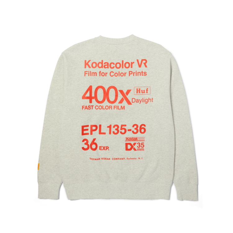HUF Huf x Kodak Golden Hour Crewneck | Ash