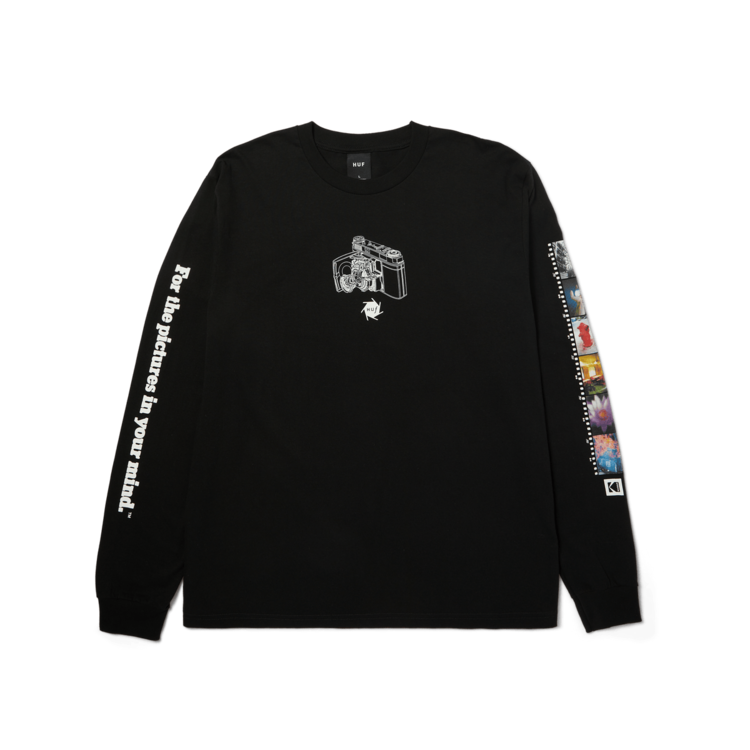 HUF Huf x Kodak Inner Vision Long Sleeve Tee | Black