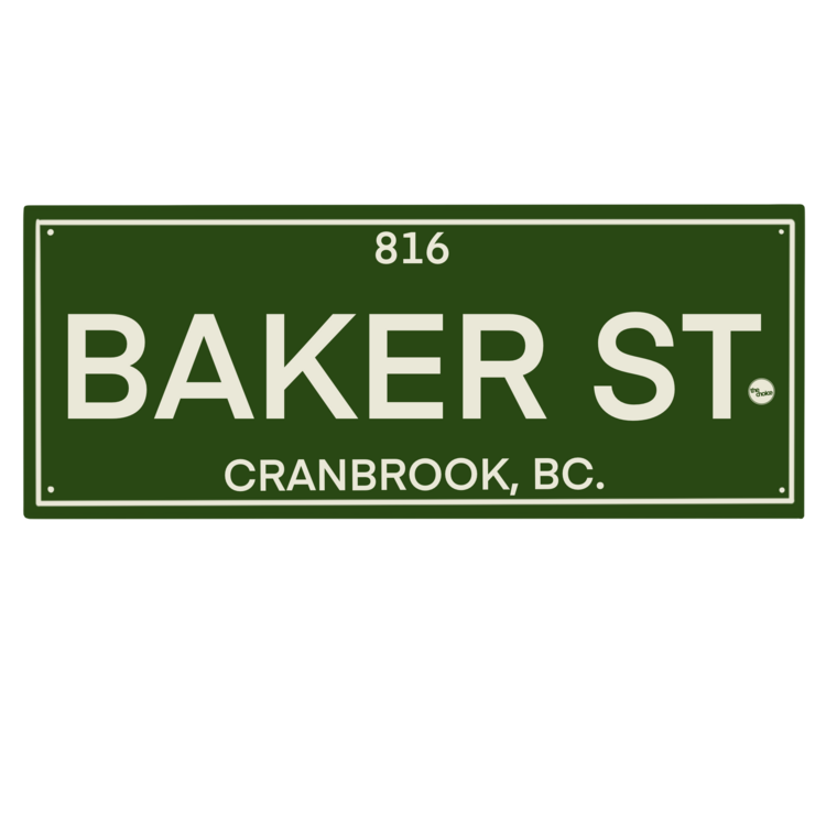 The Choice Shop THE CHOICE 816 BAKER ST STICKER 3" X 1"