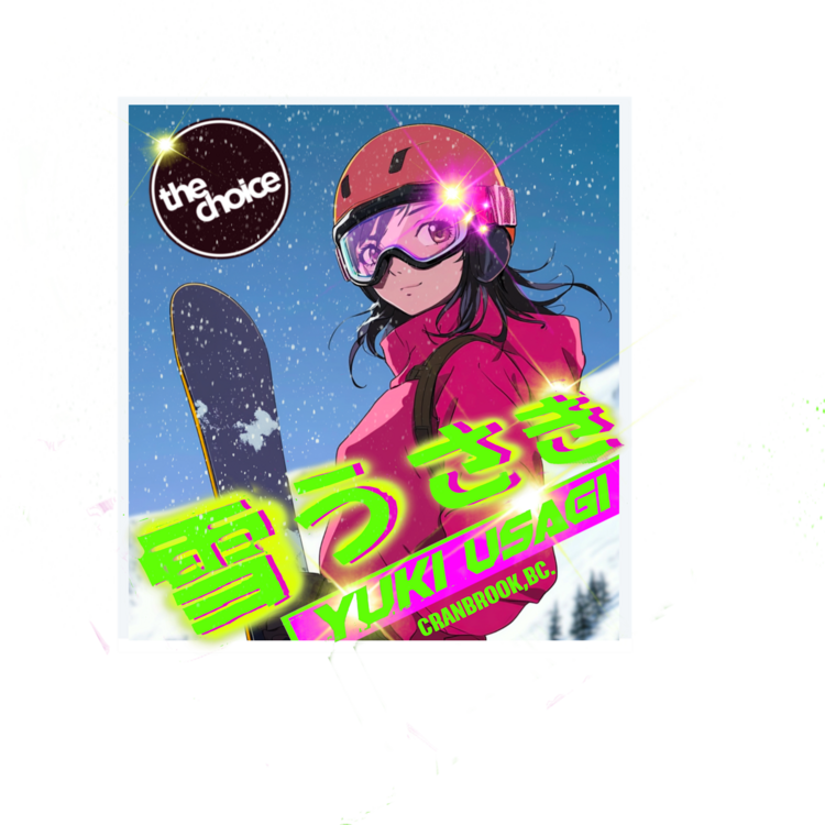 The Choice Shop THE CHOICE YUKI STICKER 4" X 3.5"