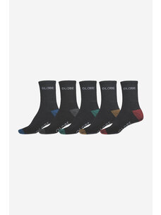 Globe Globe Ingles Crew Sock 5 Pack