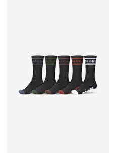 Globe Tilt Hi Crew Sock 5 Pack