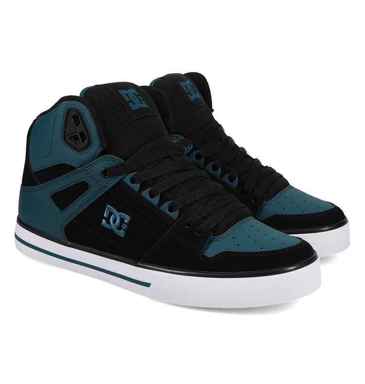 DC DC Pure High Top Wc Shoes | Dk TealBlk | Dk TealBlack