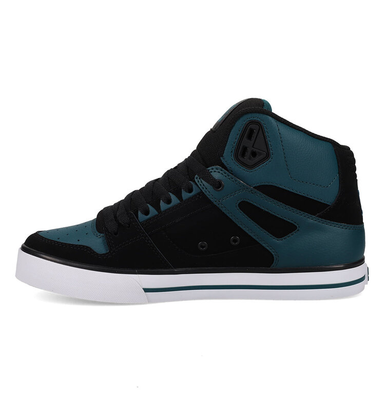 DC DC Pure High Top Wc Shoes | Dk TealBlk | Dk TealBlack