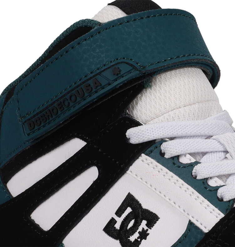 DC Kids' Pure Hi Top Ev Shoes | BlackGreenGum | BlackGreenGum