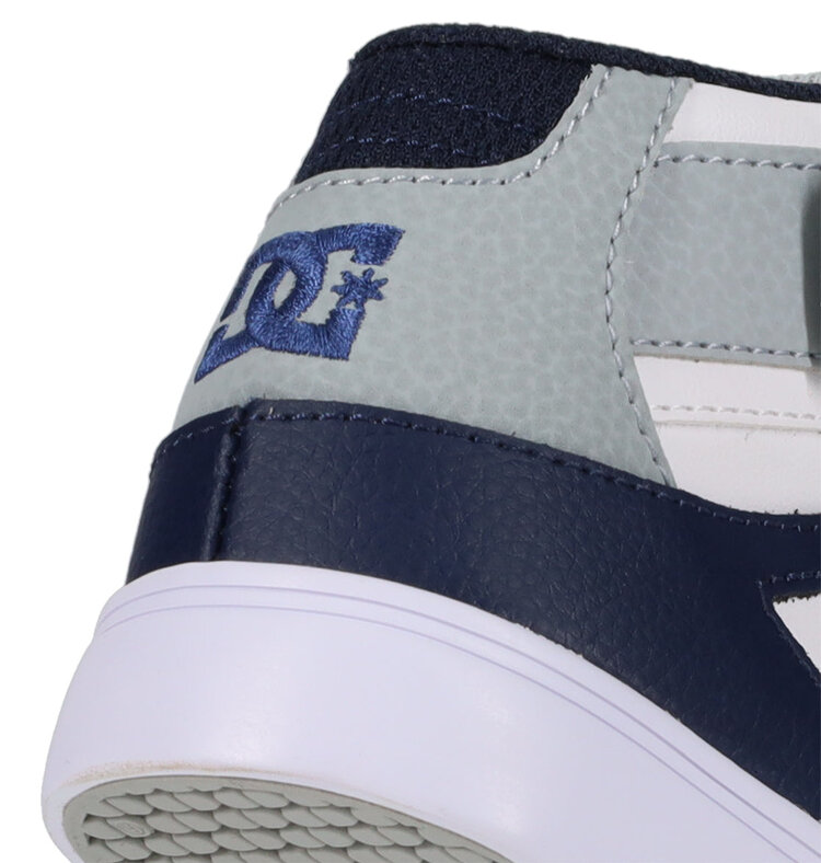 DC DC Kids Pure Hi Top Ev Shoes | GreyBlueWhite | GreyBlueWhite