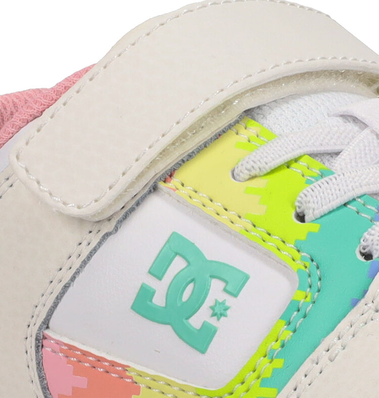 DC DC Kids Manteca 4 V Shoes | WhitePinkMulti | WhitePinkMulti