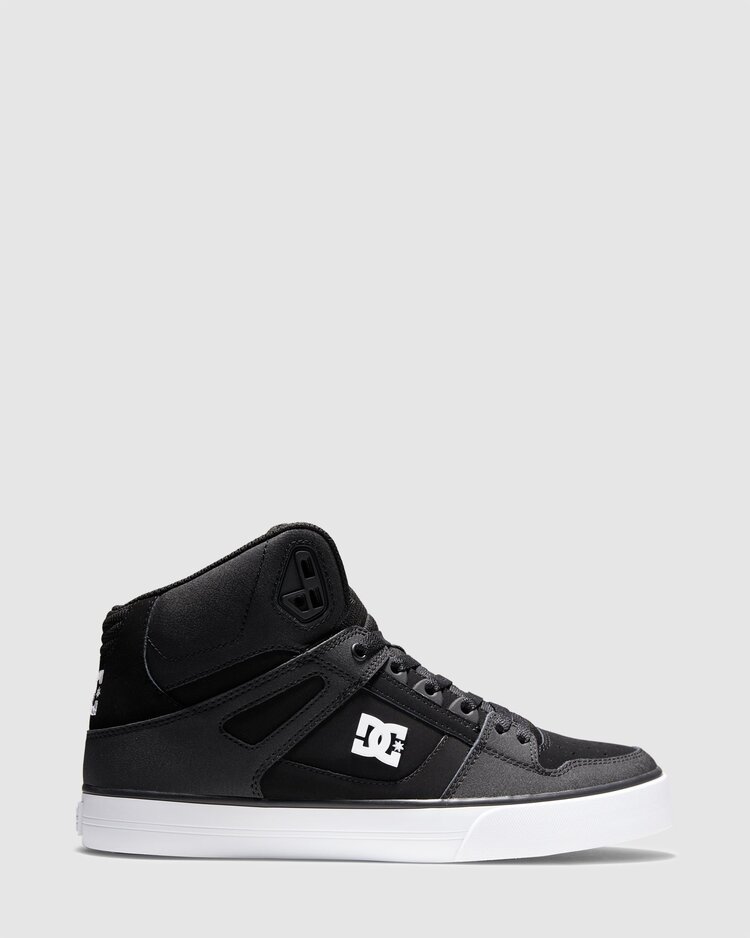 DC DC Pure High-Top Wc (Mens) | Black/Black/White