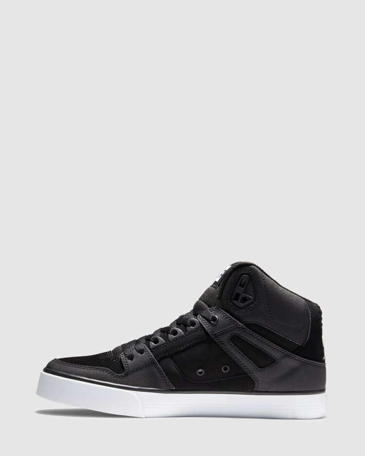 DC Pure High-Top Wc (Mens) | Black/Black/White