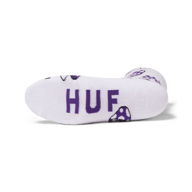 HUF HUF Shrooms Crew Sock | Purple