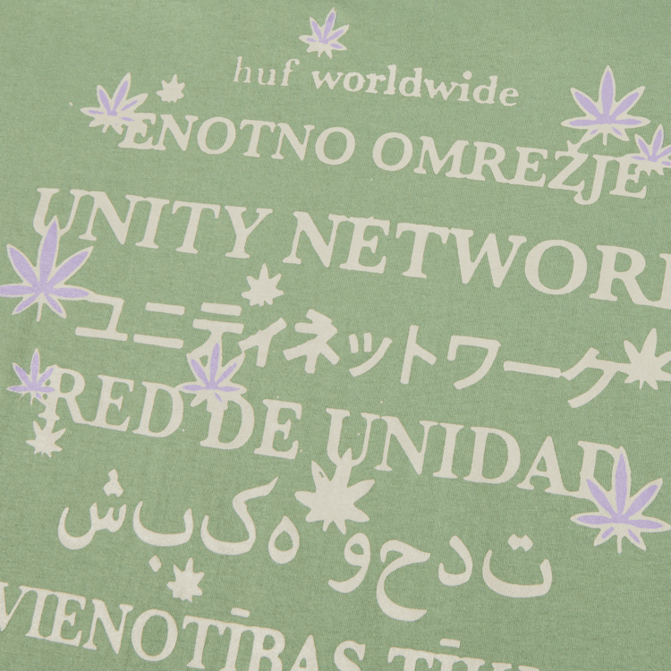 HUF HUF Unity Network TShirt | Basil