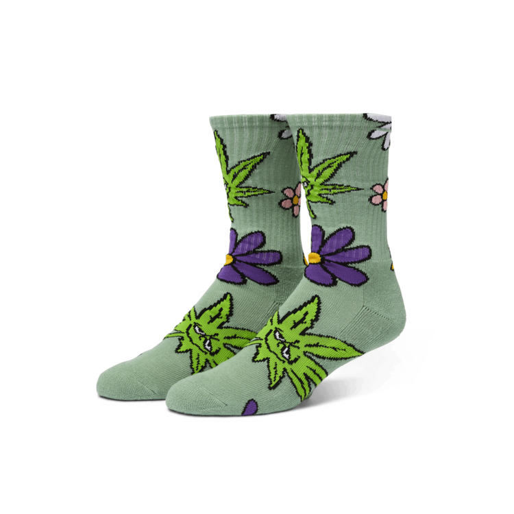 HUF HUF Green Buddy Allergies Sock | Basil