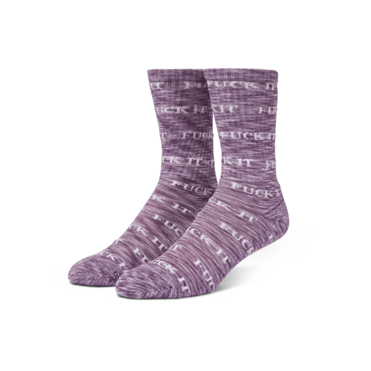 HUF HUF Fuck It Marled Sock | Purple