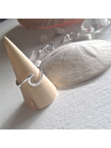 Pika & Bear Pika & Bear Tofino Breaking Wave Ring | Sterling Silver