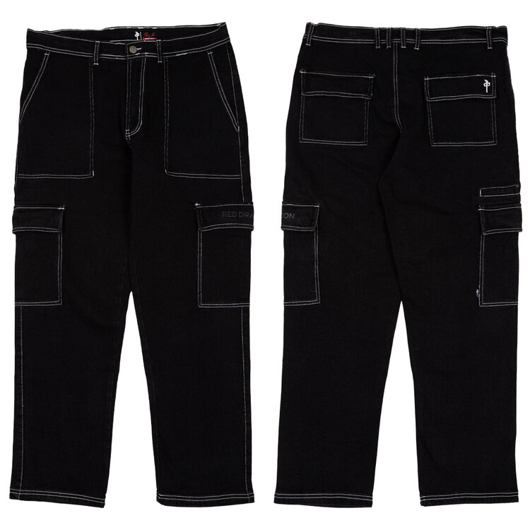 RDS Denim Cargo Pants | Micky Black