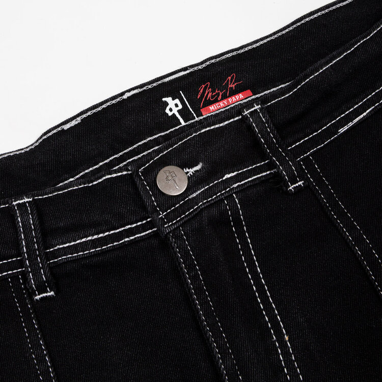 RDS Denim Cargo Pants | Micky Black