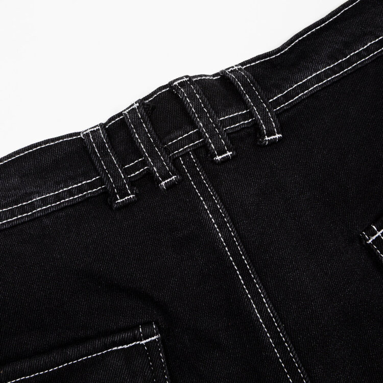 RDS Denim Cargo Pants | Micky Black