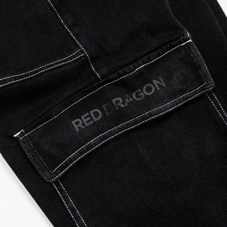 RDS Denim Cargo Pants | Micky Black