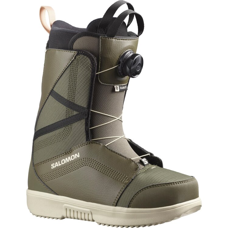 Salomon Salomon Scarlet Boa Womens Snowboard Boots | Army Green
