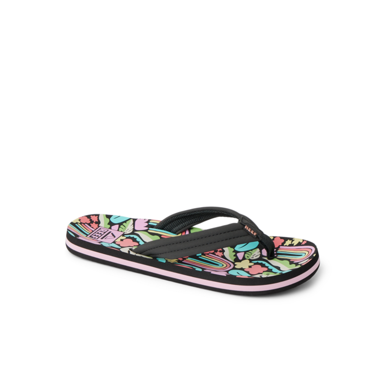 Reef Kids' Ahi Girls Sandals | Tropical Rainbow