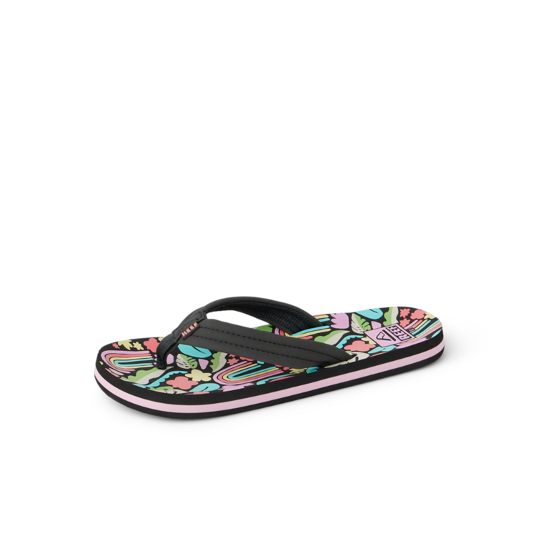 Reef Kids' Ahi Girls Sandals | Tropical Rainbow