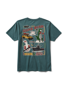 Roark Roark H.O.D Postcard Premium Tee | Forest