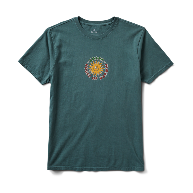 Roark Roark H.O.D Postcard Premium Tee | Forest