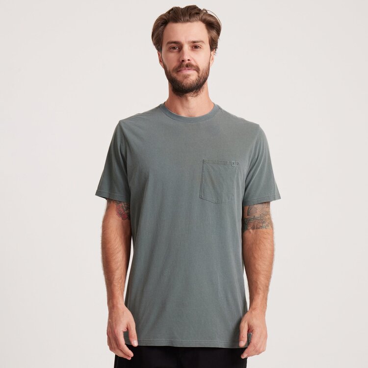 Roark Made To Fade Short Sleeve Tee | Washed Forest