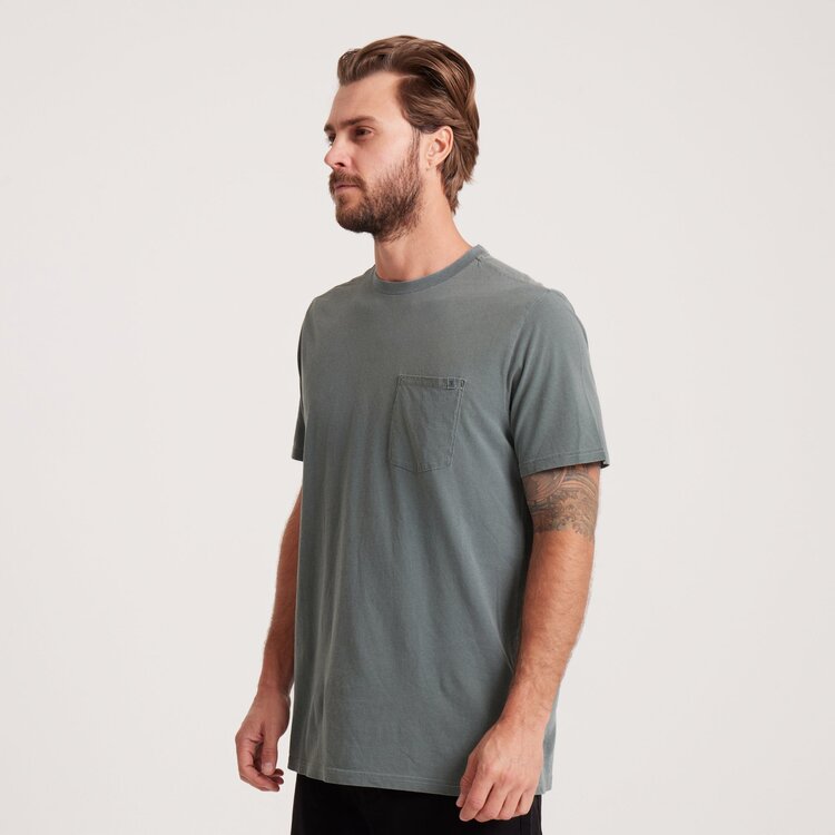 Roark Made To Fade Short Sleeve Tee | Washed Forest