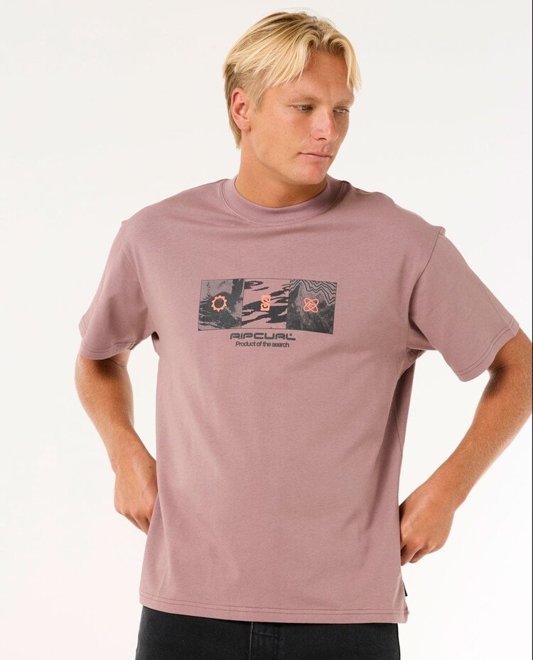 Rip Curl Search Grid Tee | Twilight Mauve