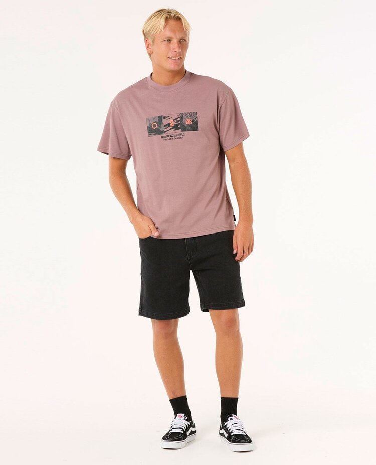 Rip Curl Search Grid Tee | Twilight Mauve