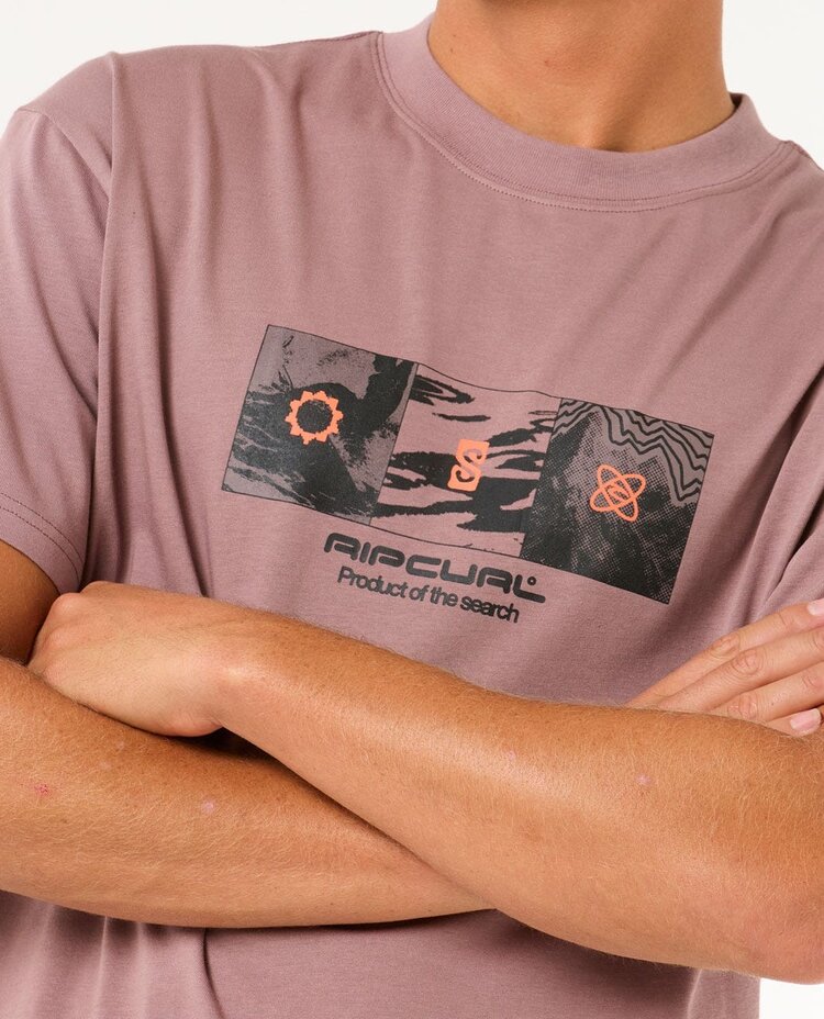 Rip Curl Search Grid Tee | Twilight Mauve