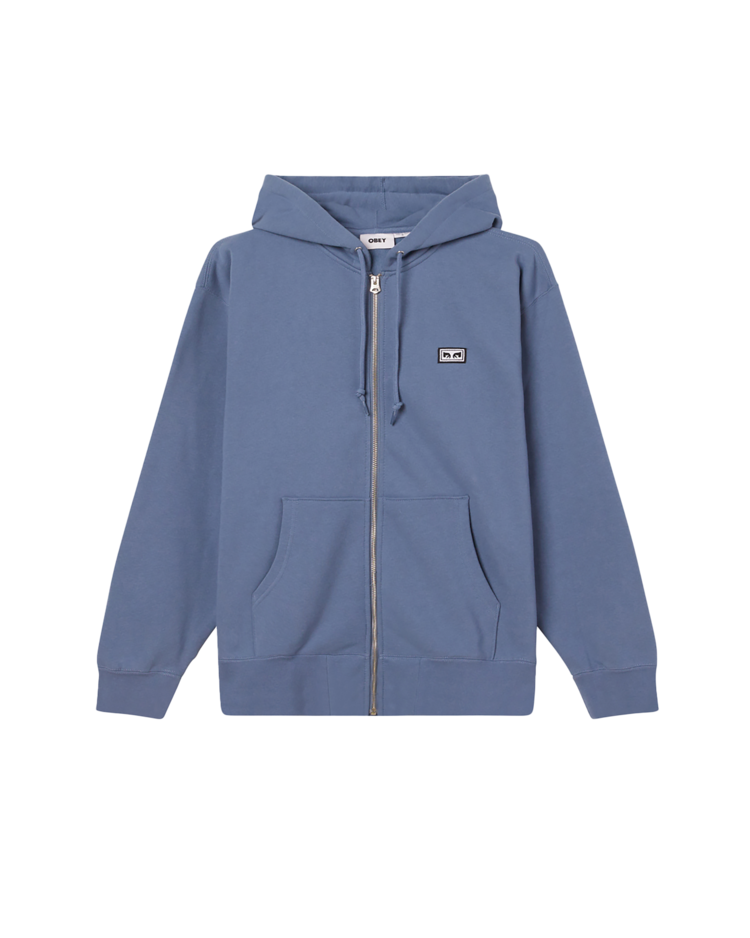 Obey Obey Established Works Eyes Zip Hood II | Coronet Blue