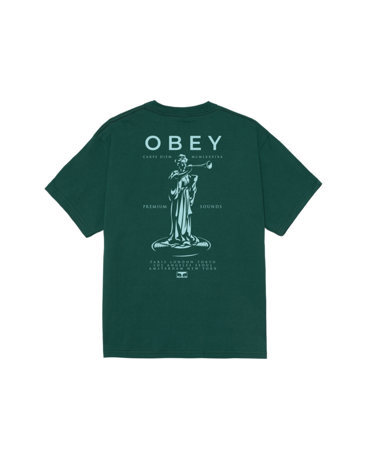 Obey Obey Premium Sounds Tee | Rain Forest