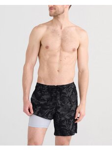 Saxx Saxx Betawave 2N1 Boardie 17 | Batik Camo Dark Graphite