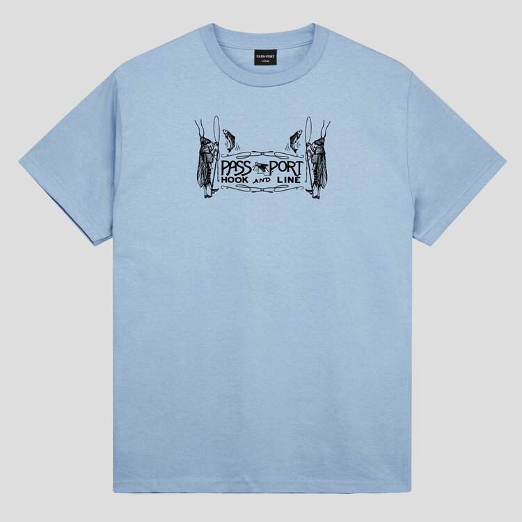 Pass~Port Pass~Port Hook  Line Tee | Stonewash Blue