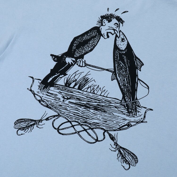 Pass~Port Pass~Port Hook  Line Tee | Stonewash Blue