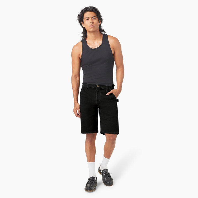Dickies Skateboard Denim Carpenter Short | Black Denim