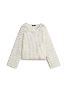 Vans Vans Mila Open Knit Crop Crew Sweater | Marshmallow
