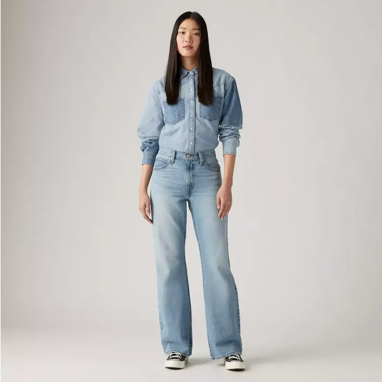 Levi's 94 Baggy Bootcut Women's Jeans | Smile For Real - Medium Wash