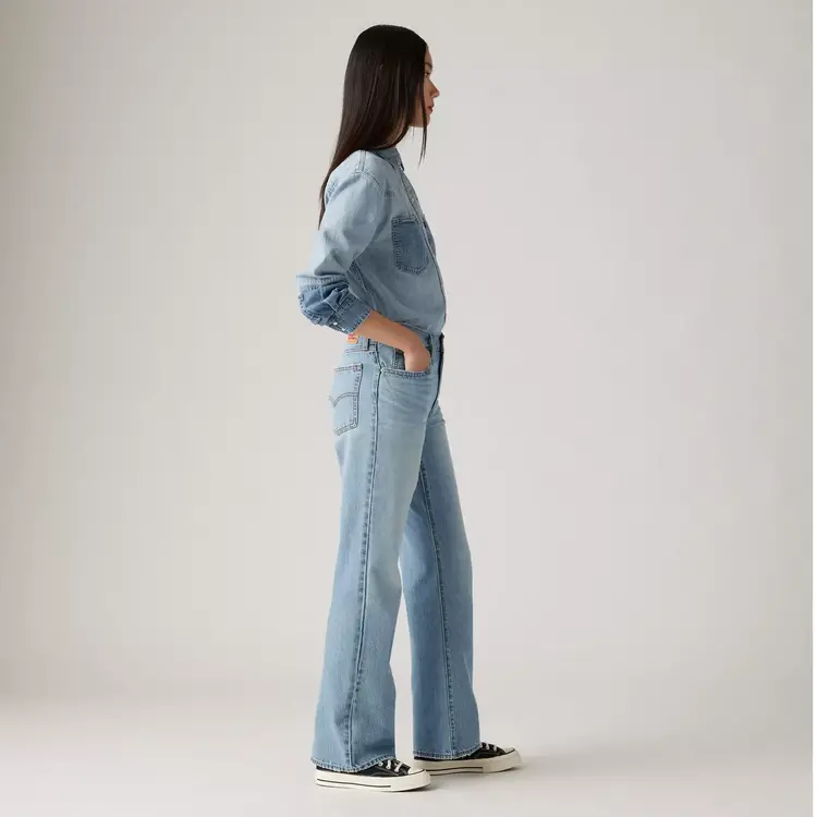 Levi's 94 Baggy Bootcut Women's Jeans | Smile For Real - Medium Wash