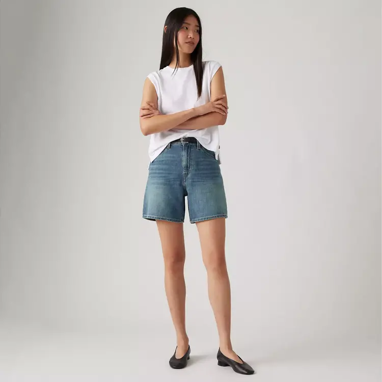 Levi's Levi's HighRise Baggy Shorts | Stop Flaxing Short  Medium Wash