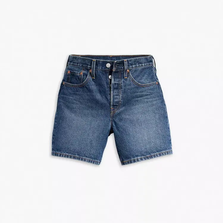 Levi's 501 Mid Thigh Shorts | Pleased To Meet You  Blue